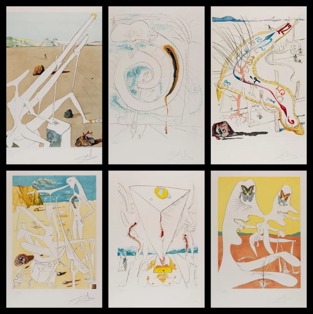 版画 Dali - Conquest of Cosmos Suite 1