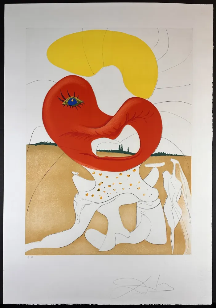 版画 Dali - Conquest of Cosmos The Blood of The Ying and Yang