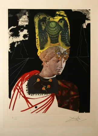石版画 Dali - Crazy, Crazy, Crazy Minerva 