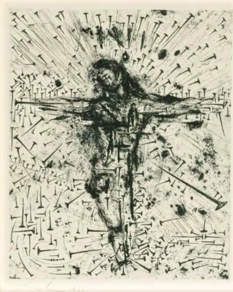 蚀刻版画 Dali - Crucifixion, from Apocalypse de Saint Jean
