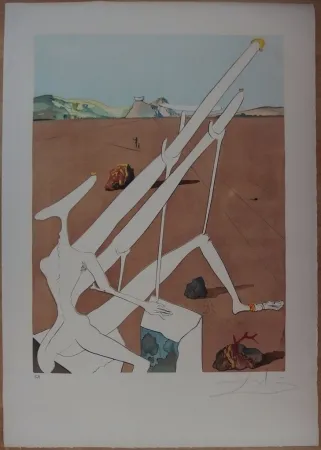 蚀刻版画 Dali - Dali martien