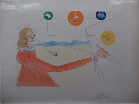 蚀刻版画 Dali - Dalinean Prophecy of Dali