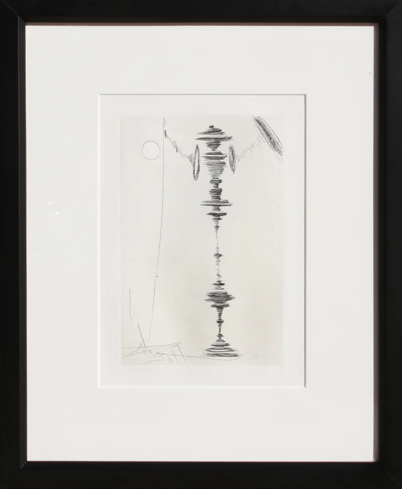 版画 Dali - Deux Fatraises (Spinning Man)