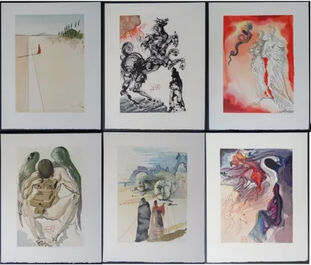 木刻 Dali - Divine Comedie - 100 PLATE SIGNED woodcuts