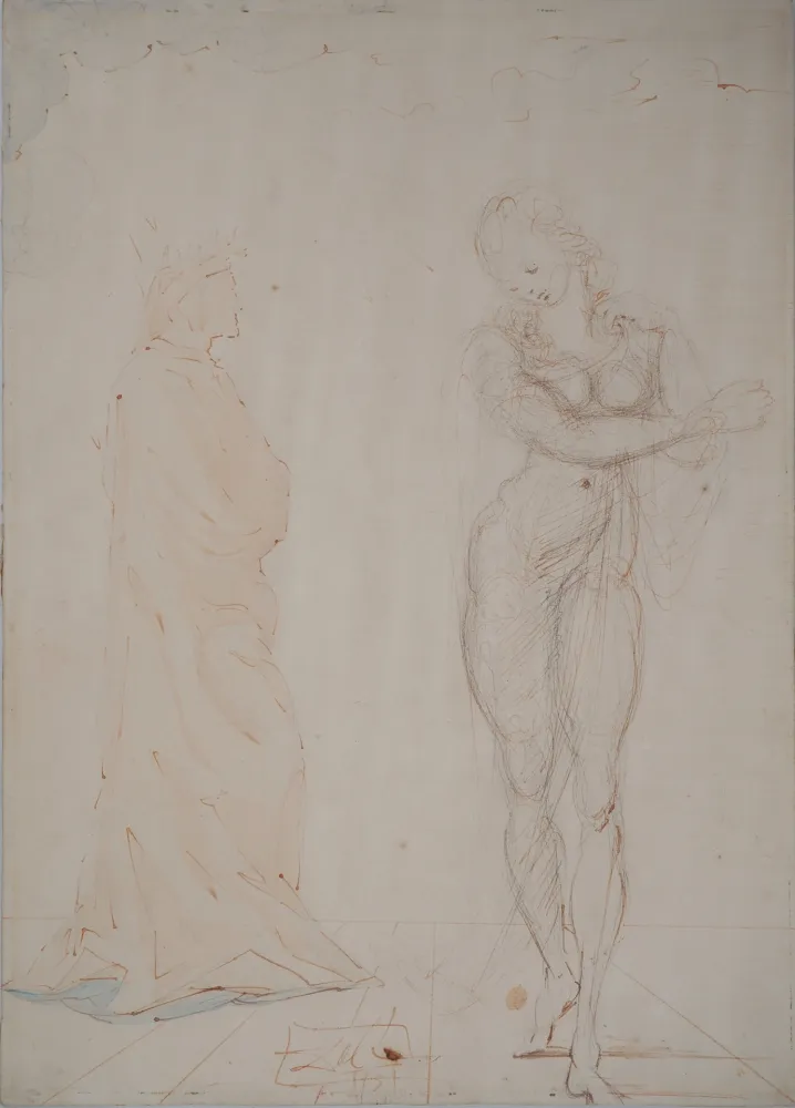 无技术 Dali - Divine Comédie : Dante et Béatrice