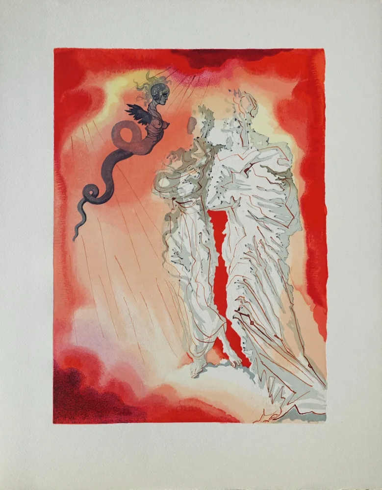 木刻 Dali - Divine Comédie, Enfer 21, Le Diable noir