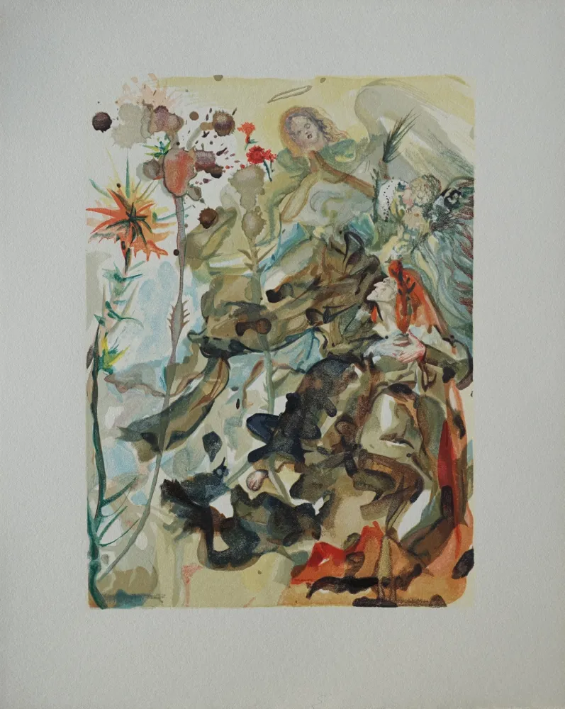 木刻 Dali - Divine Comédie, Paradis 25, Saint Jacques de l'Espérance