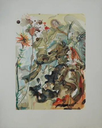 木刻 Dali - Divine Comédie, Paradis 25, Saint Jacques de l'Espérance