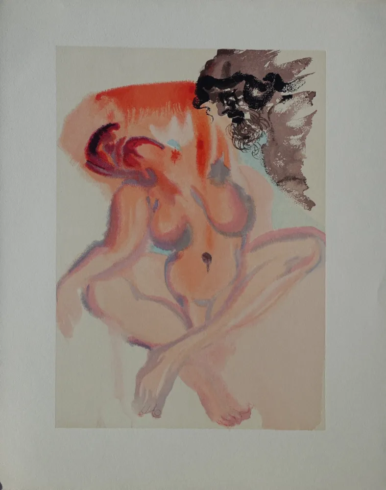 木刻 Dali - Divine Comédie, Purgatoire 3, Les indolents