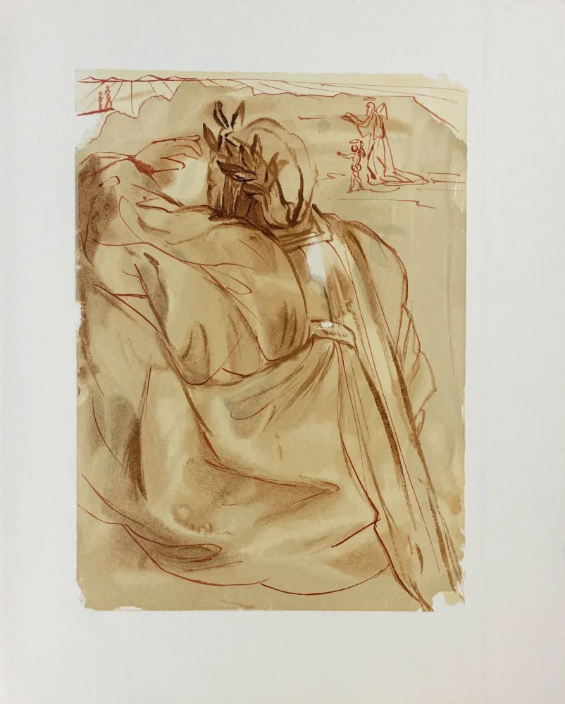 木刻 Dali - Divine Comédie, Purgatoire 30, L'annonce d'un grand événement