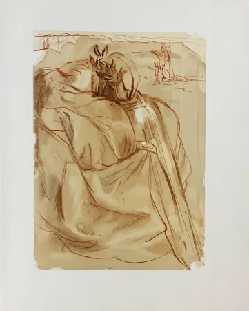 木刻 Dali - Divine Comédie, Purgatoire 30, L'annonce d'un grand événement