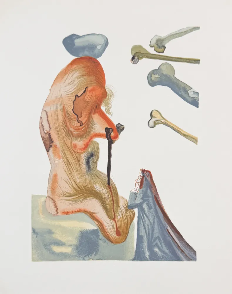 木刻 Dali - Divine Comedy Hell Canto 20 Decomposition 