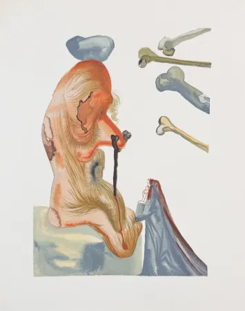 木刻 Dali - Divine Comedy Hell Canto 20 Decomposition 