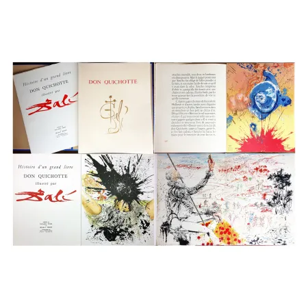 插图书 Dali - DON QUICHOTTE DE LA MANCHE (Cervantès). Ex. avec la rare planche supplémentaire (J. Foret 1957).