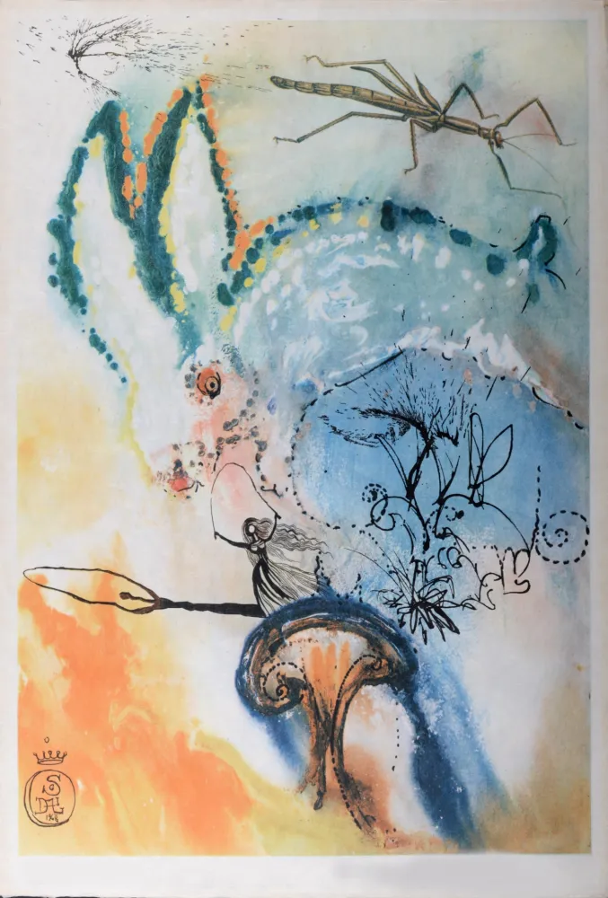 照相凹版 Dali - Down the Rabbit Hole, 1969