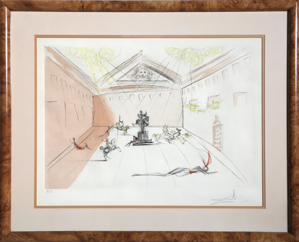 版画 Dali - Duel in the Sun (Cavaliers en Tournoi)