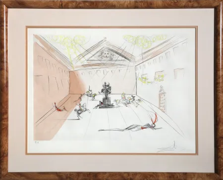 版画 Dali - Duel in the Sun (Cavaliers en Tournoi)