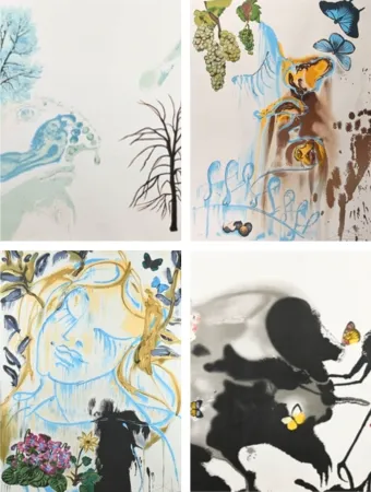石版画 Dali - Fantasie des saisons / 4 seasons 1972