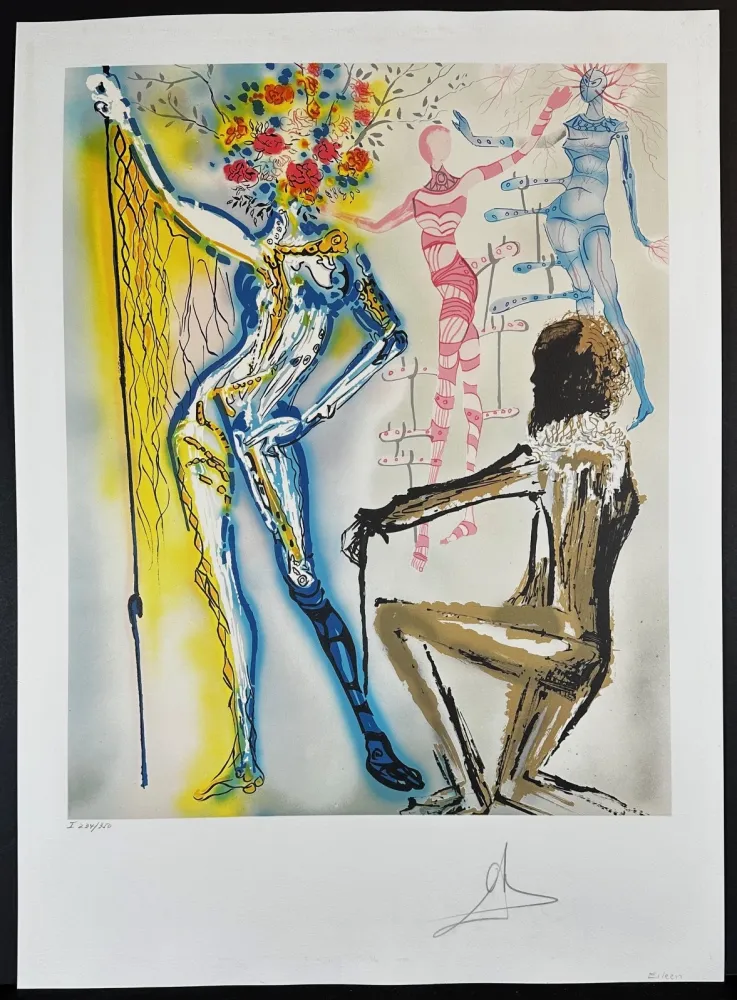 石版画 Dali - Fashion Designer