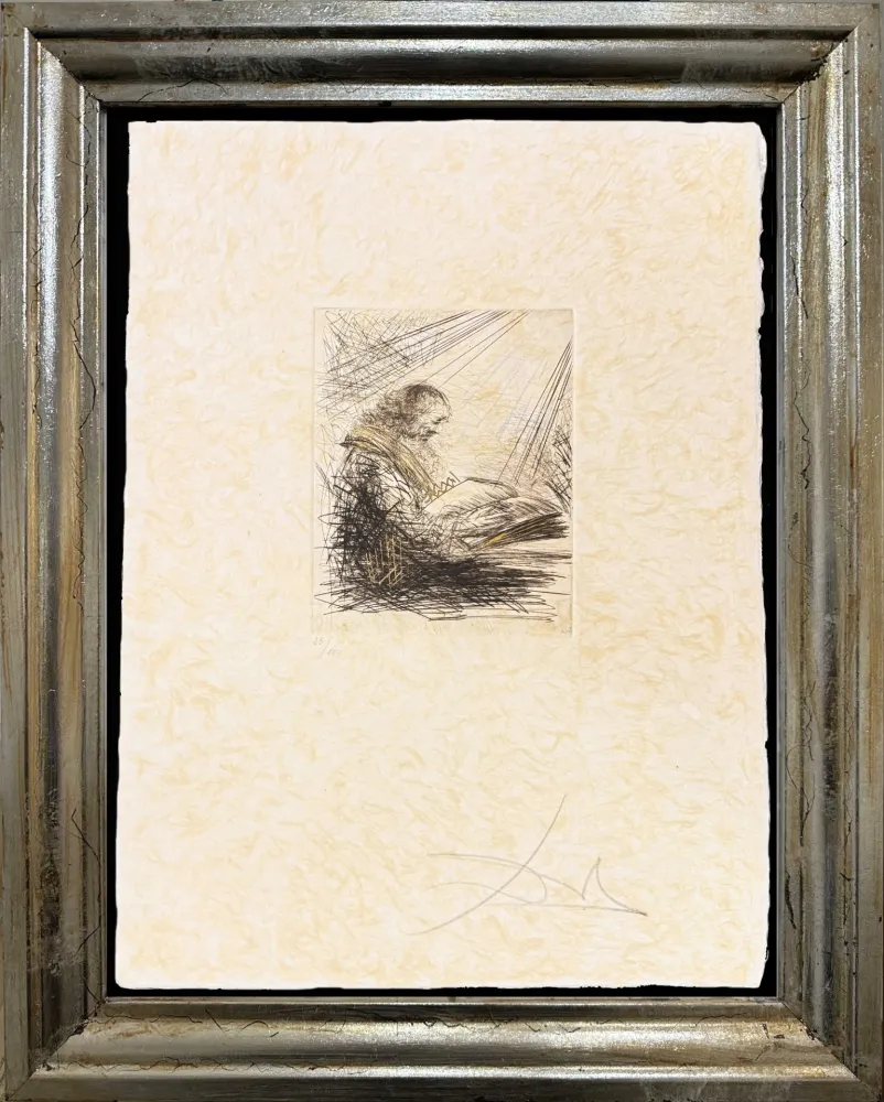 干刻版画 Dali - Faust Lisant