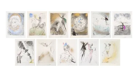 干刻版画 Dali - Faust (Walpurgis Night)