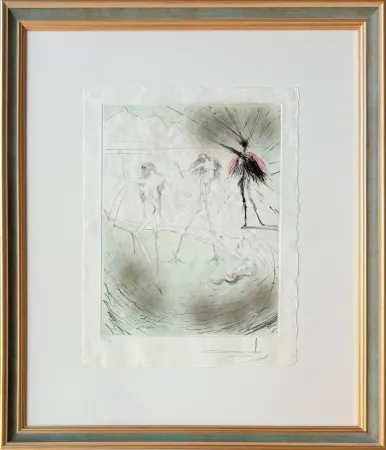 干刻版画 Dali - Femmes poules (Hen Women)