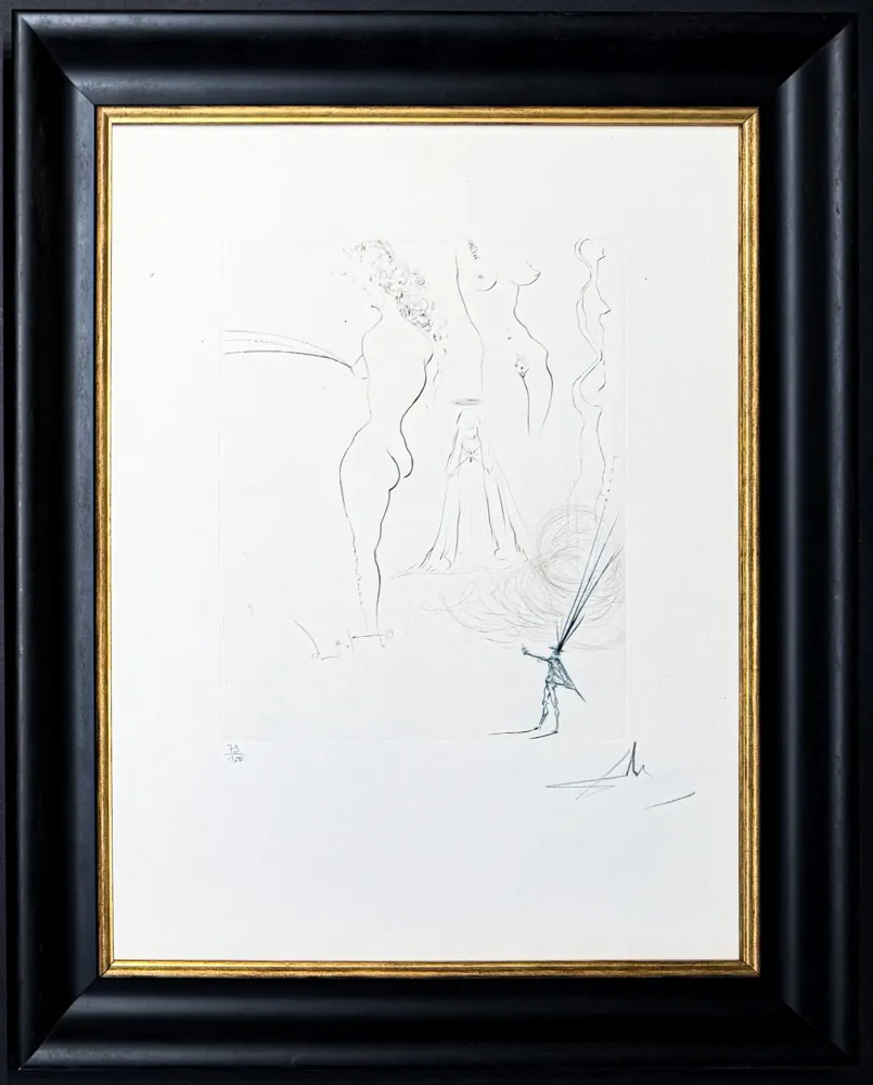 干刻版画 Dali - Femmes surréalistes