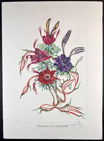 版画 Dali - Florals Anemone per Anti-Pasti