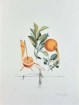 版画 Dali - Flordali - Pamplemousse Erotique