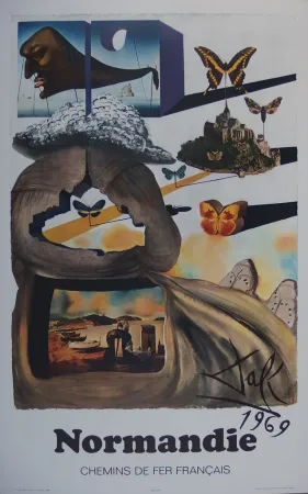 版画 Dali - France : Normandie (SNCF)
