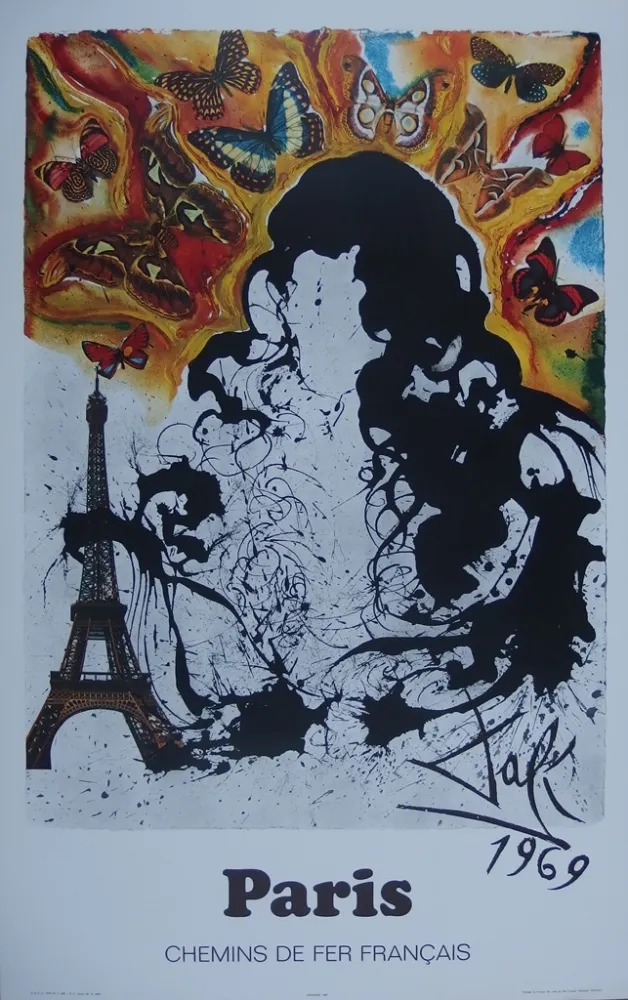 版画 Dali - France : Paris (SNCF)