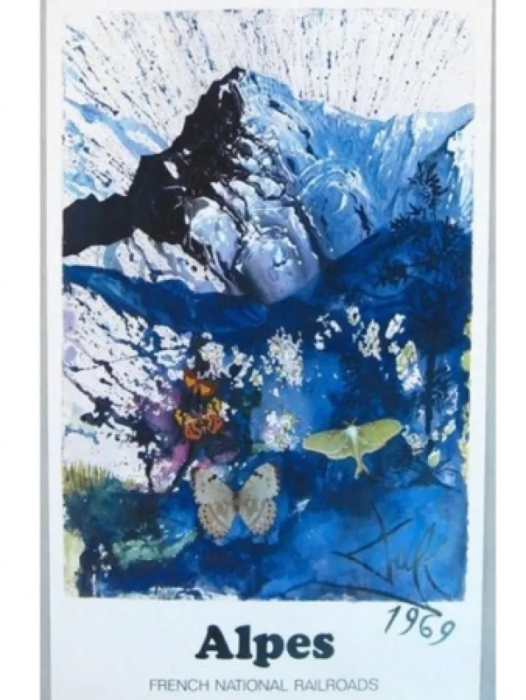 海报 Dali - FRENCH RAILWAYS LES ALPES