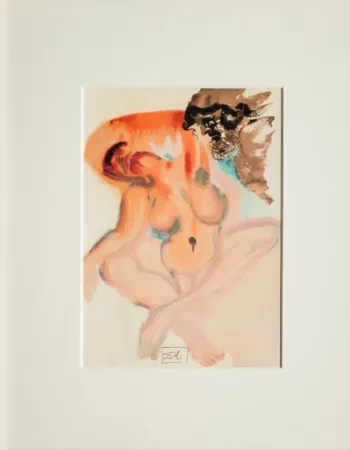 版画 Dali - Gli indolenti