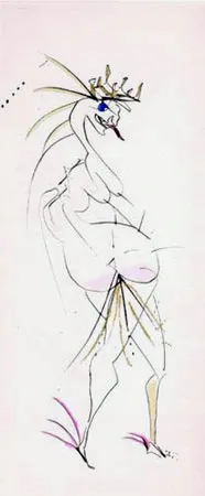 版画 Dali - Grotesque