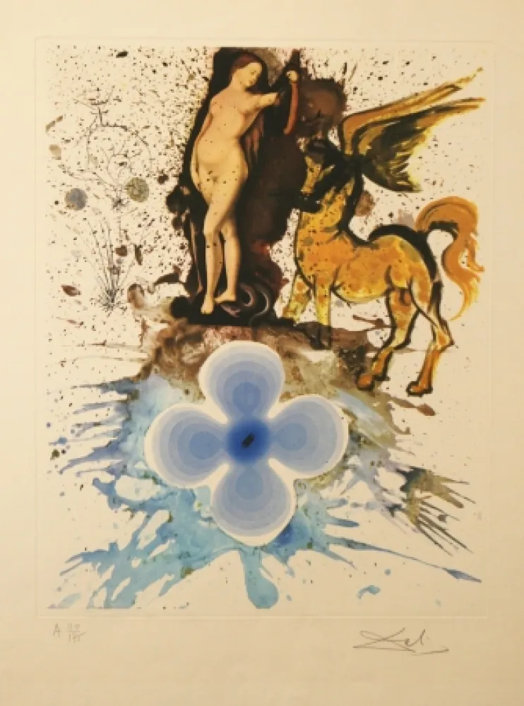 石版画 Dali - Hommage A Cranach