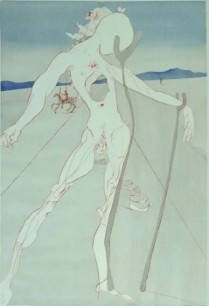 版画 Dali - Hommage à la Medecine (Vesalius)