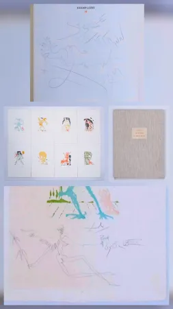 飞尘腐蚀法 Dali - Huit péchés capitaux - with two original drawings