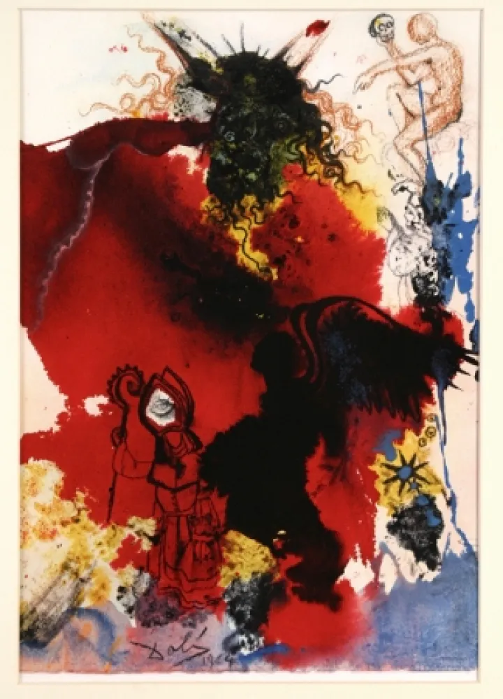 复数作品 Dali - Iesus a satana tentaur