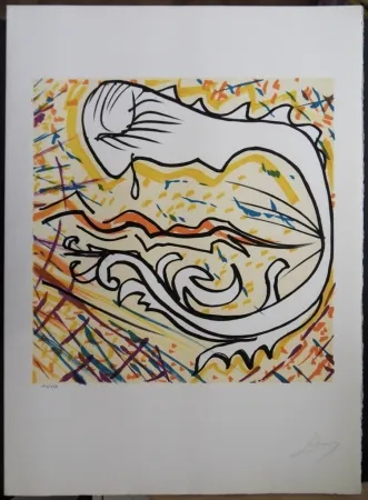 石版画 Dali - Il sonno del Fede