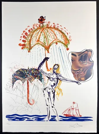 版画 Dali - Imaginations & Objects of The Future Anti-Umbrella with Atomized Liquid