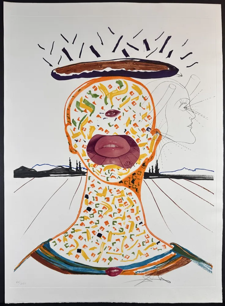 版画 Dali - Imaginations & Objects of The Future Cyclopean Make-Up