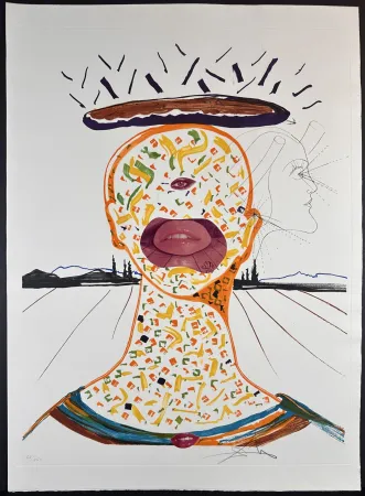 版画 Dali - Imaginations & Objects of The Future Cyclopean Make-Up