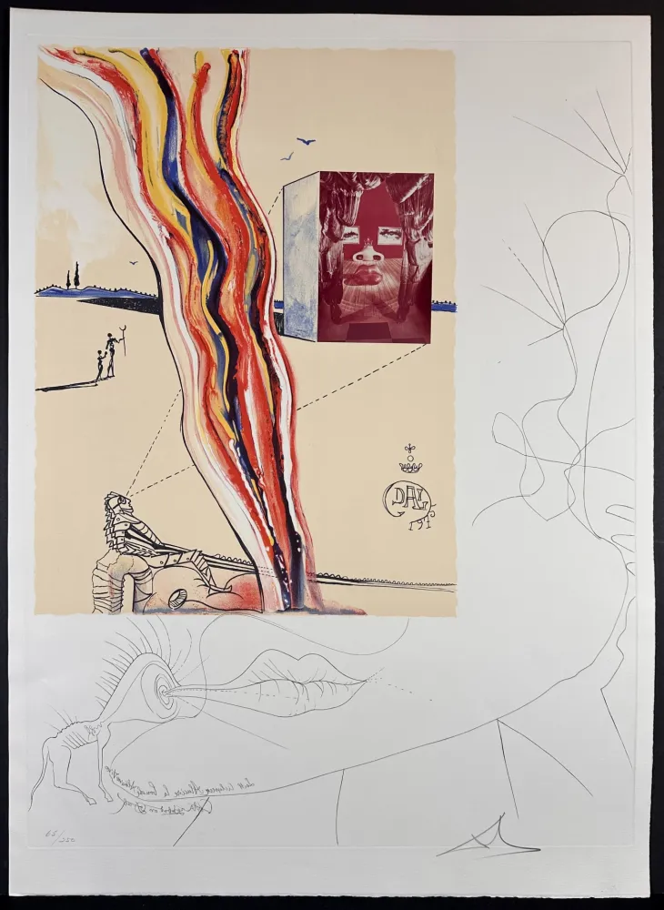 版画 Dali - Imaginations & Objects of The Future Liquid & Gaseous TV