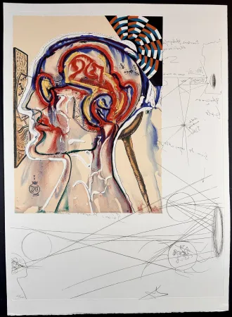 版画 Dali - Imaginations & Objects of The Future Spectacles with Holograms & Computers For Seeing Imagined Objects