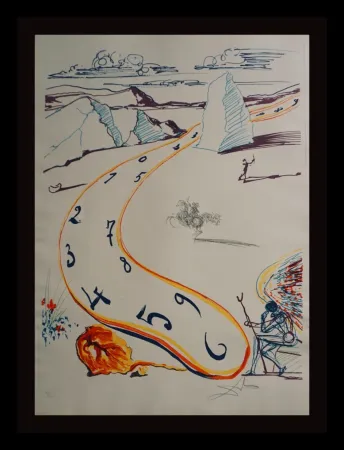 版画 Dali - Imaginations & Objects ofThe Future Melting Space Time