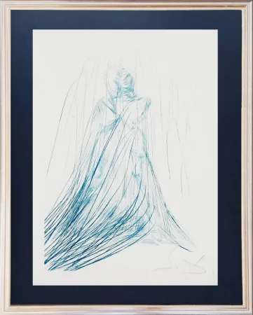 蚀刻版画 Dali - Iseult and Brangwaine