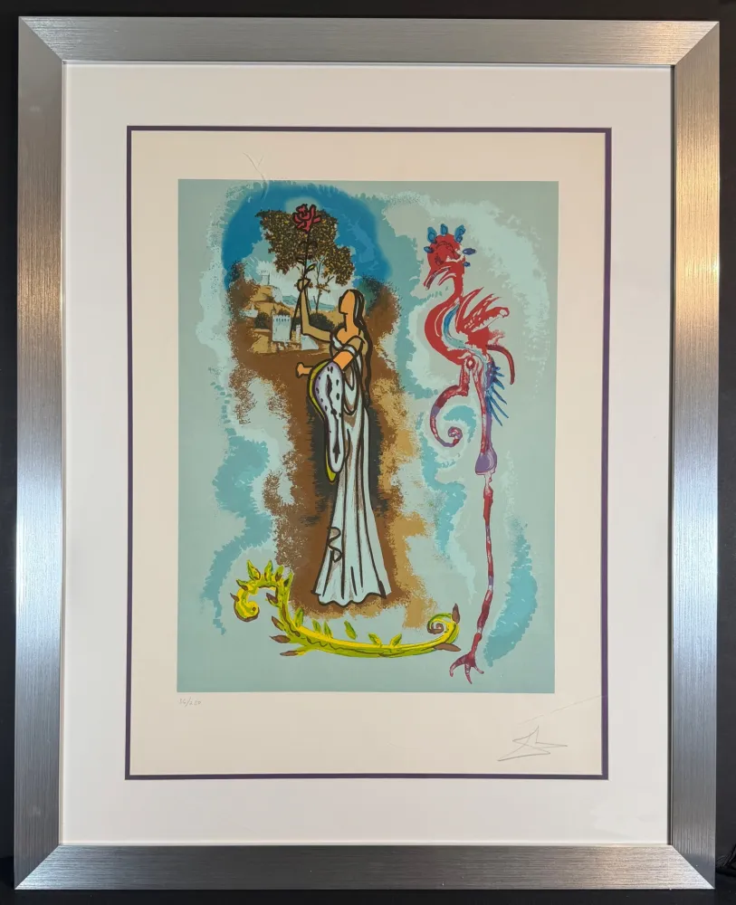 石版画 Dali - Ivanhoe Rowena
