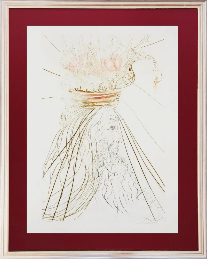 蚀刻版画 Dali - King Marc