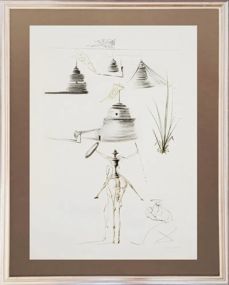 蚀刻版画 Dali - King Marc's Camp
