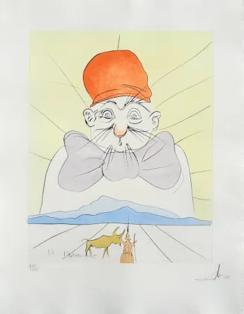 干刻版画 Dali - Kosonaga chojo (The princess and the herd boy)